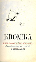 Kronika astronomickho krouku v Gottwaldov